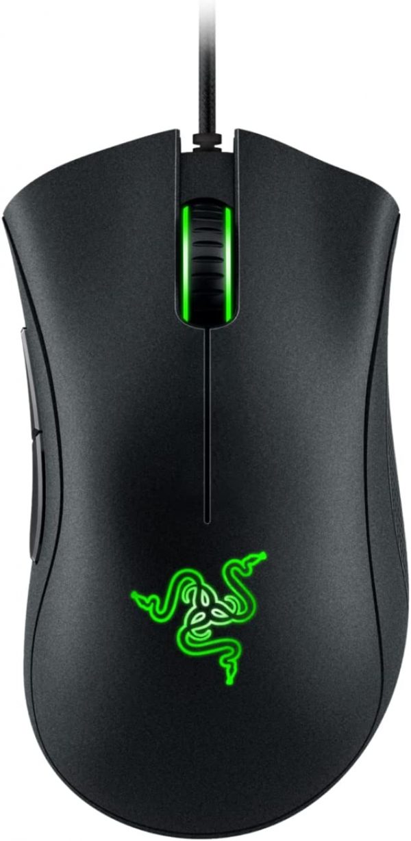 Razer Deathadder Essential (2021) - Wired Gaming Mouse (Optical Sensor, 6400 Dpi, 5 ProgRAMmable Buttons, Ergonomic Form Factor) Black