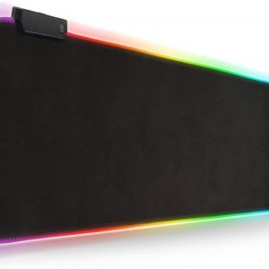 Rgb Gaming MoUSe Pad, Extra Large Soft Led Extended MoUSe Pad, Anti-Slip Rubber Base Computer Keyboard Mat