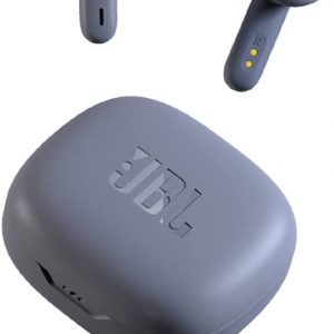 JBL Wave 300TWS True Wireless Earbuds, Deep Bass Sound, 26H Battery, Open-Ear Comfortable Fit, Hands-Free Stereo Call, Dual Connect, Rain Resistant, Voice Assist, Touch Control - Blue, JBLW300TWSBLU
