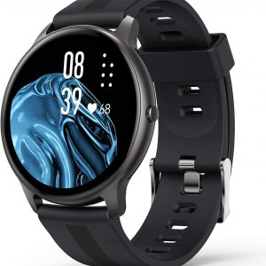 Smart Watch, AGPTEK Smartwatch for Men Women IP68 Waterproof Activity Tracker with Full Touch Color Screen Heart Rate Monitor Pedometer Sleep Monitor for Android and iOS Phones, Black, LW11 Brand: AGPTEK