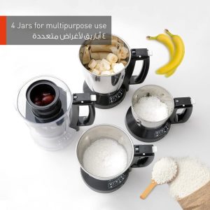 Panasonic Super Mixer Grinder, 1000W, Mx-Ac400, Black, 3 Stainless Steel Jars, 1 Juicer Jar, 1Yr. Warranty - Image 3