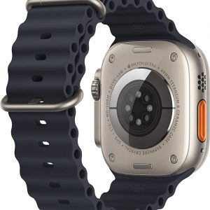 New Apple Watch Ultra (GPS + Cellular, 49mm) - Titanium Case with Midnight Ocean Band - Image 3