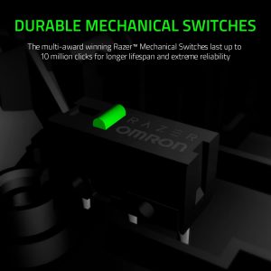 Razer Deathadder Essential (2021) - Wired Gaming Mouse (Optical Sensor, 6400 Dpi, 5 ProgRAMmable Buttons, Ergonomic Form Factor) Black - Image 2