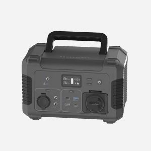 Powerology Portable Power Generator QC 18W, Solar Panel For Re-Charge The Generator, Universal Socket AC Outlet, Car Charger Port, Travel Companion...